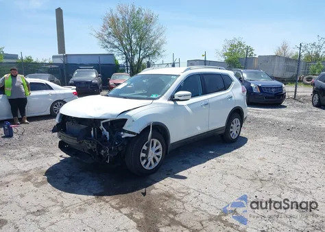 2016 Nissan Rogue S from USA, damaged, VIN KNMAT2MV7GP592950